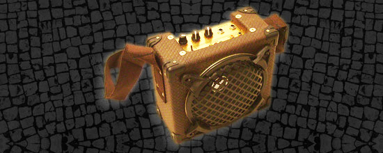 Amplificador portatil para guitarra 20w x 6 pulgadas - modelo carterita