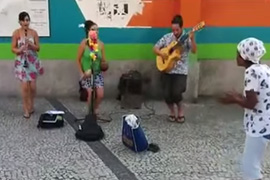 Multifunci&oacute;n Vergara 20w x 10 pulgadas Cuarteto Cumbia de Colombia en Rio